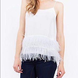 Sugarlips white feather top